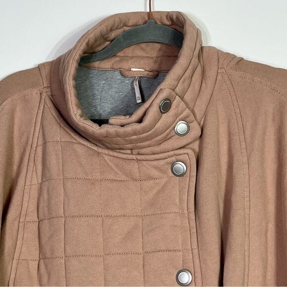 Free People Oversized Knit Quilted Jacket M/L NWT - Picture 8 of 13